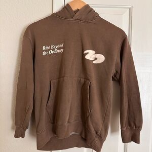 Zara Brown Hoodie with Logo